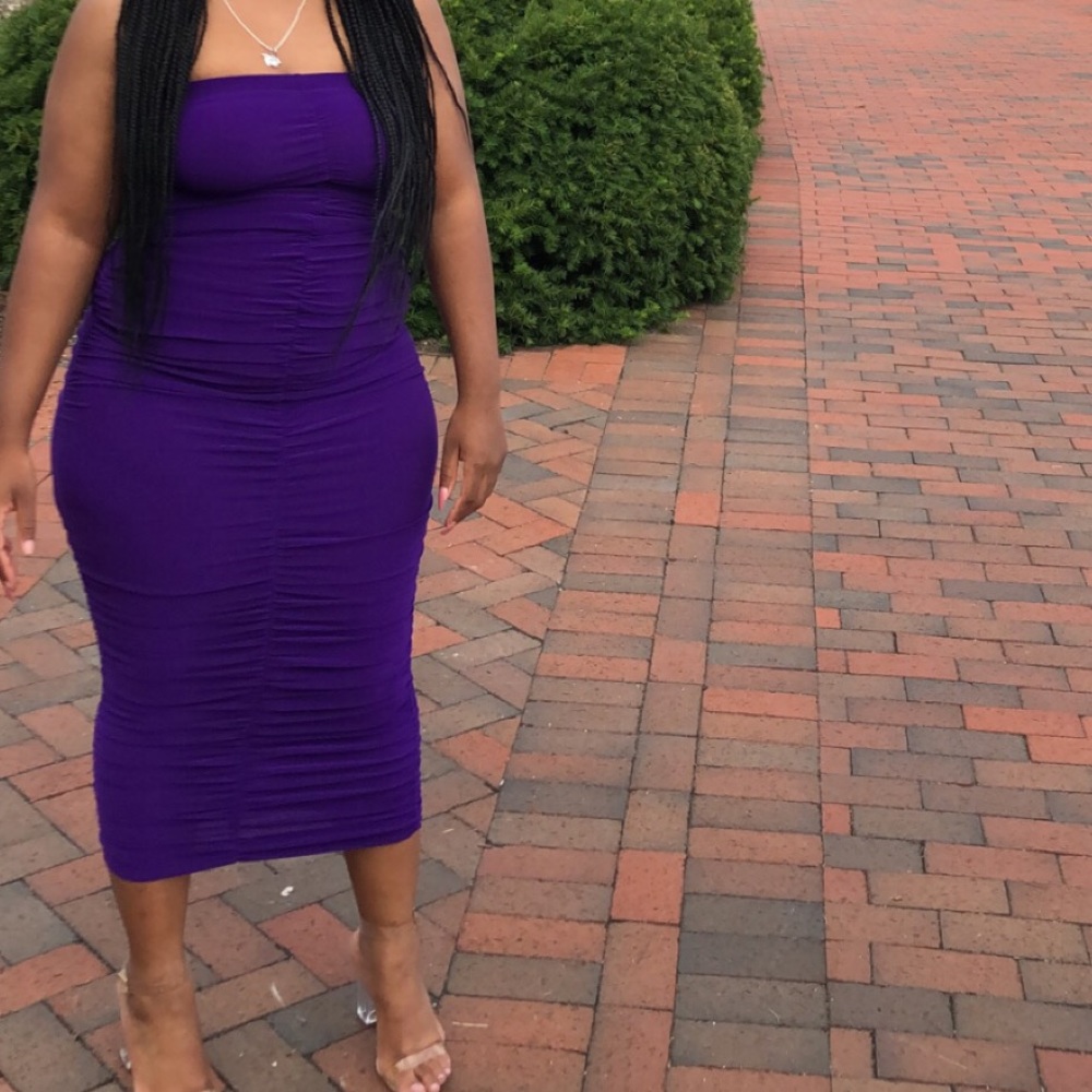 Purple tube dress 💜